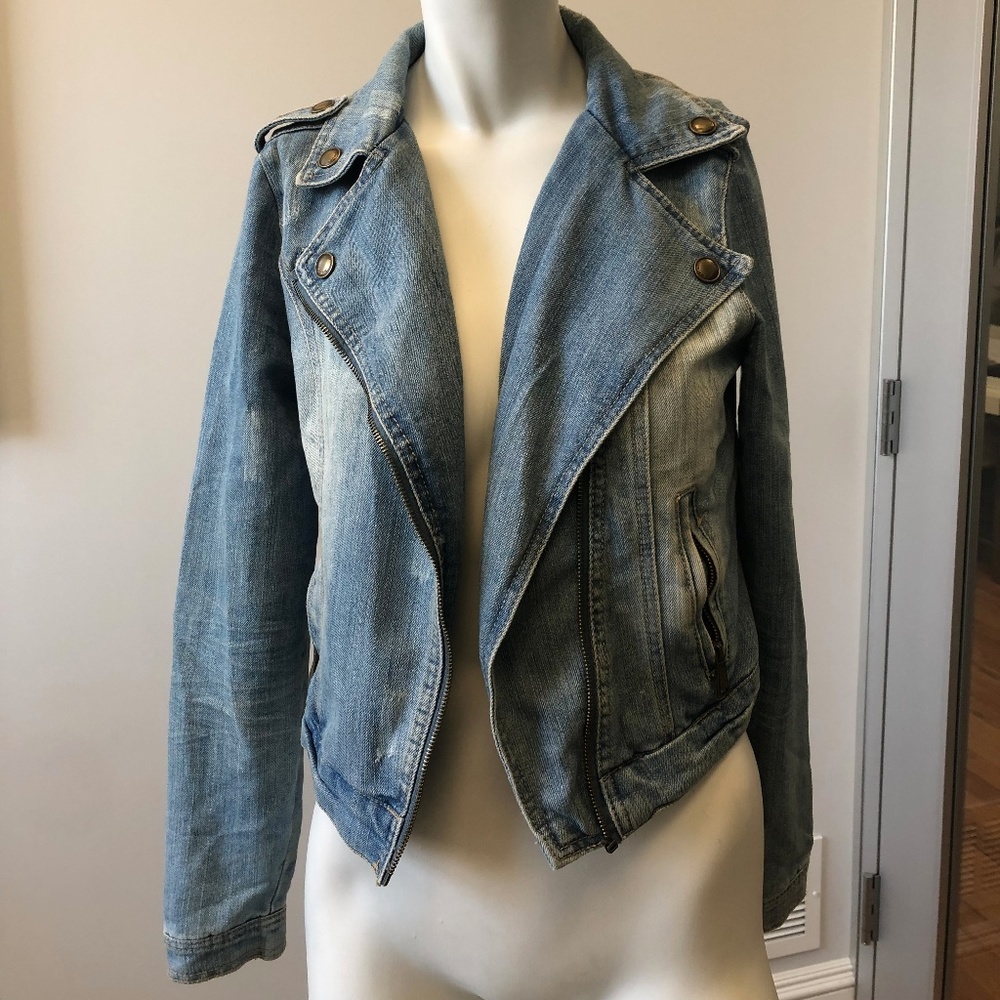 JOU JOU Denim/Jean Jacket Size Small